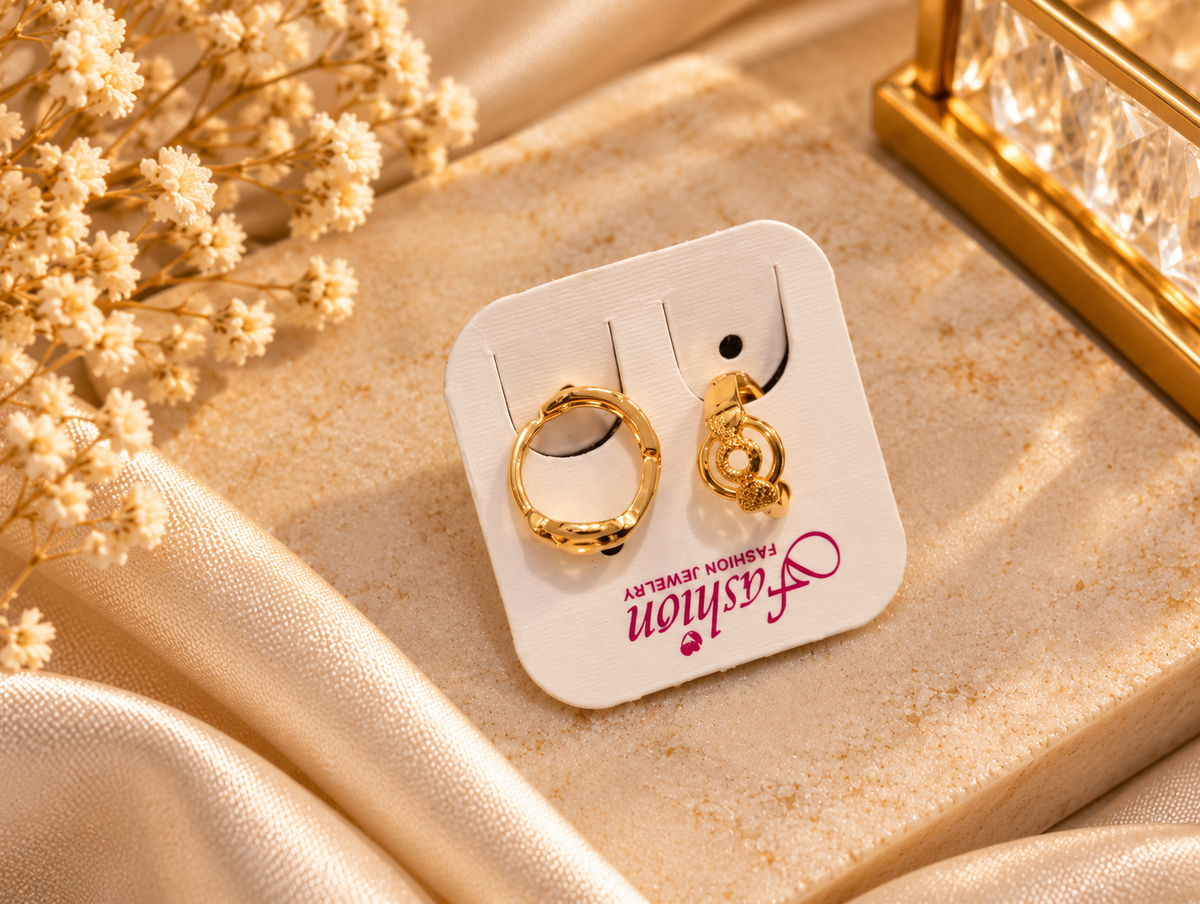 Golden Charm Earrings
