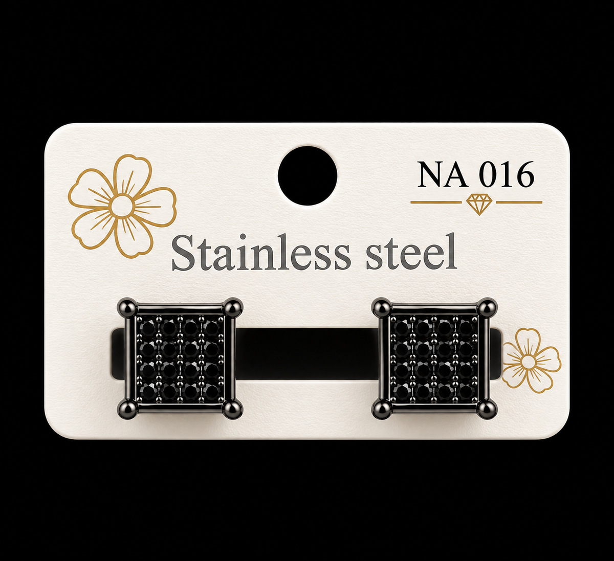 Midnight Royale Stud Earrings