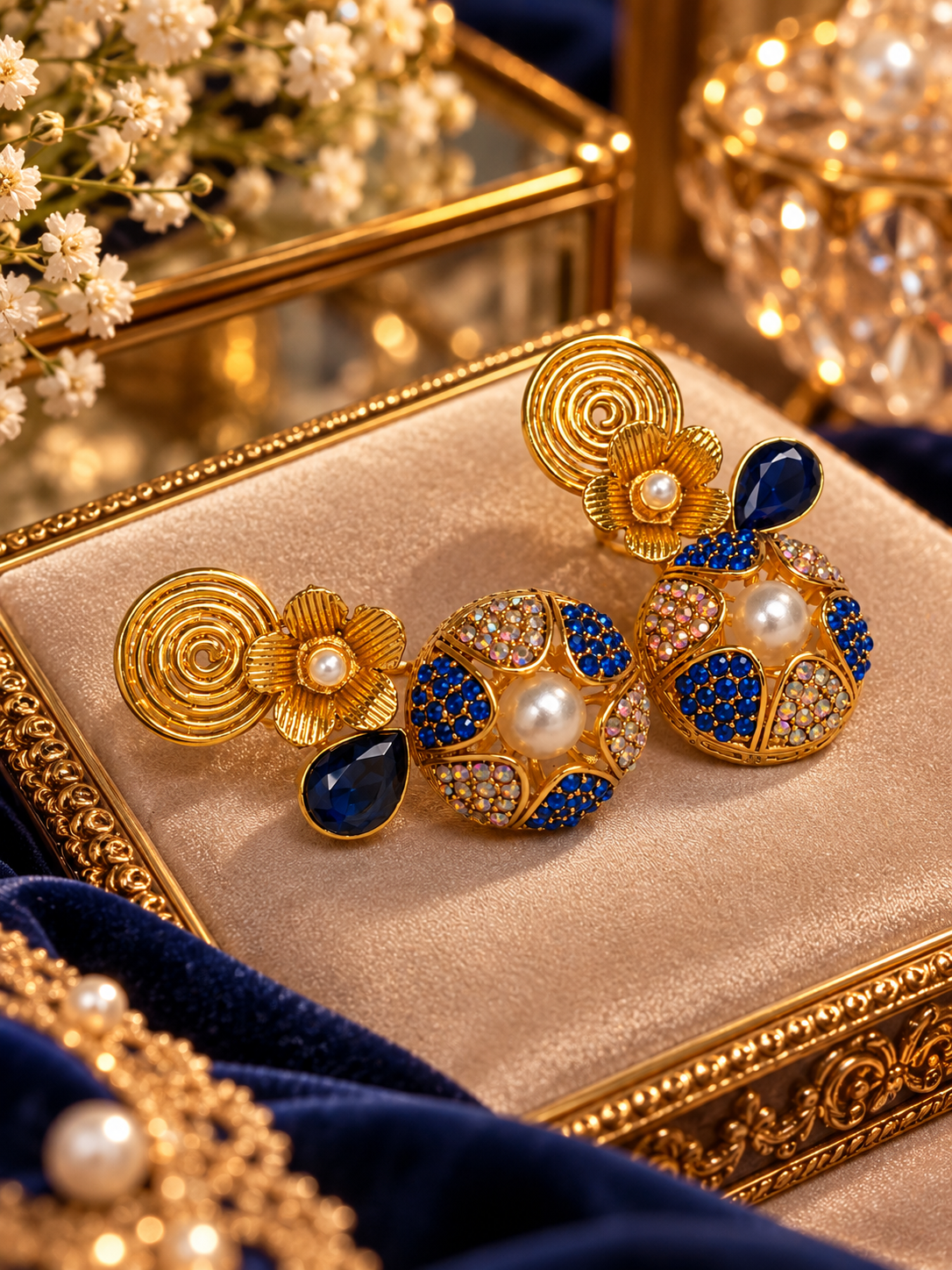 Noor Royale Trinity Earrings