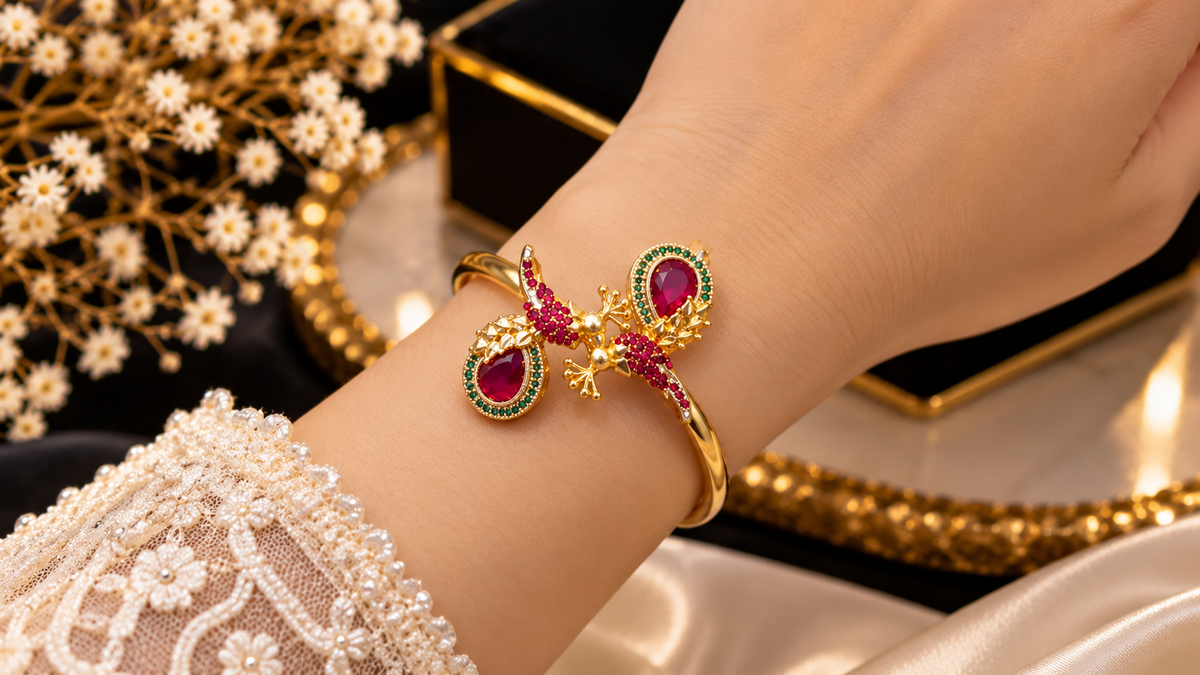 Royal Blossom Crystal Stone Kara