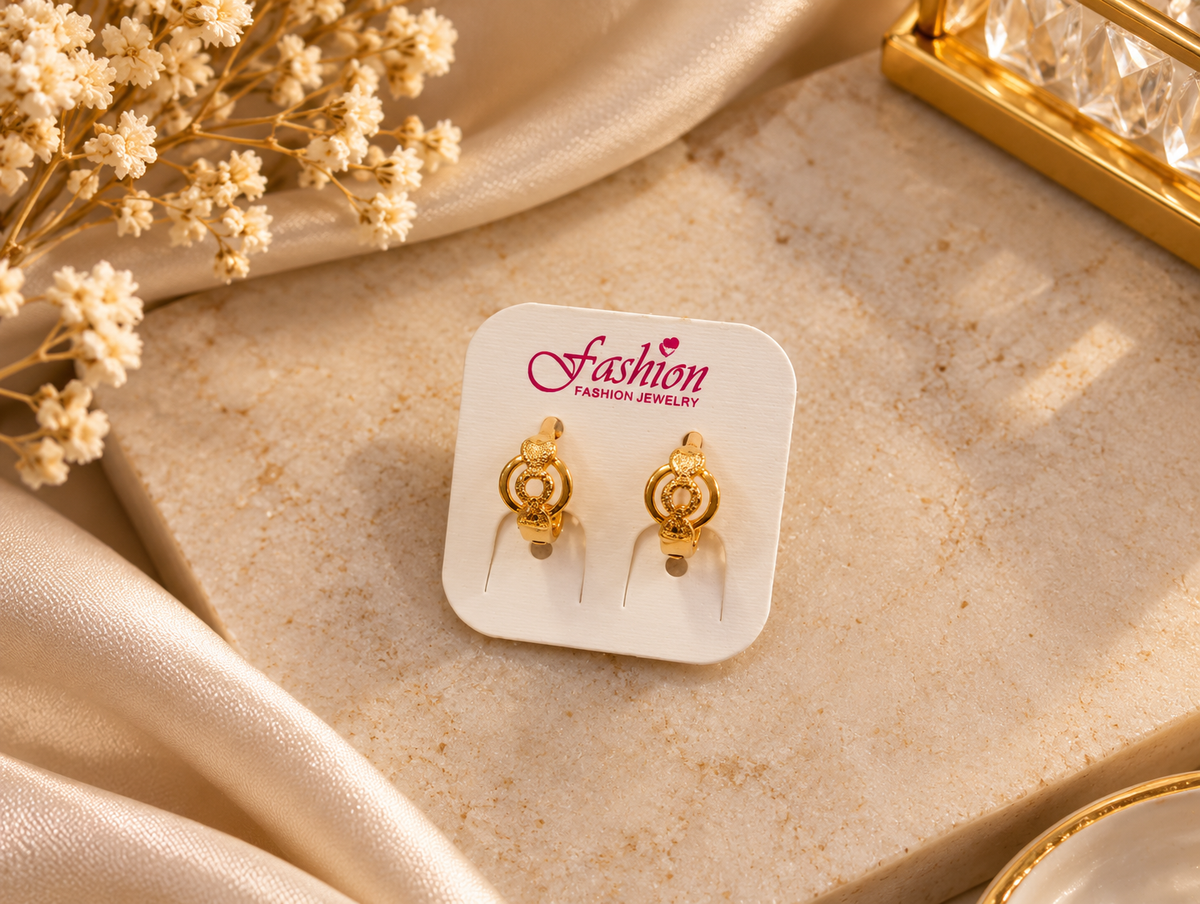 Golden Charm Earrings