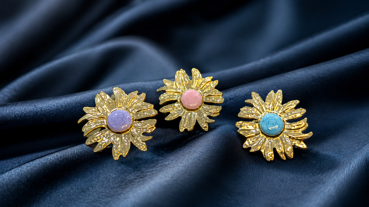Korean Bloom Statement Ring