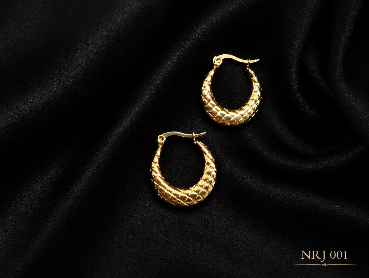 Classic Weave Hoop Earrings