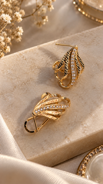 Imperial Spark Crystal Earrings