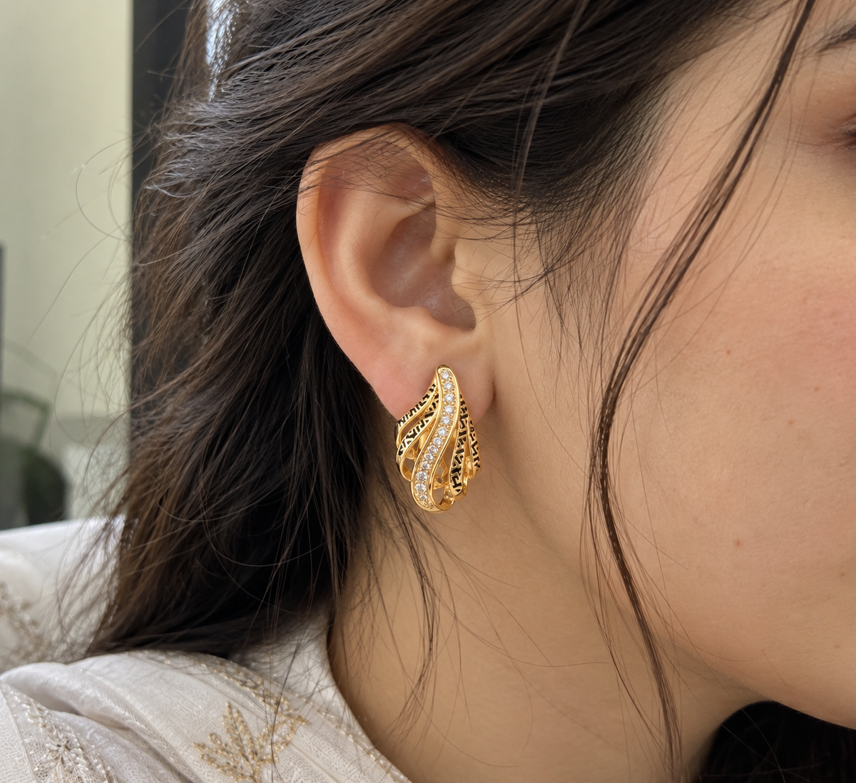 Imperial Spark Crystal Earrings