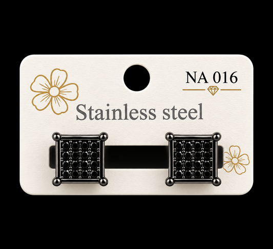 Midnight Royale Stud Earrings