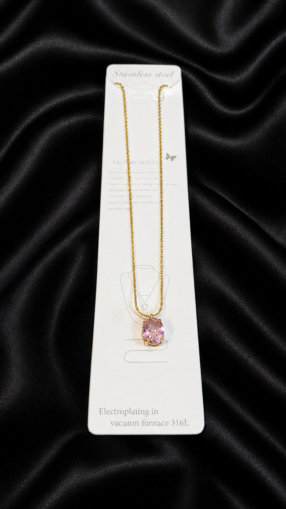 Classic  Crystal Pendant Necklace