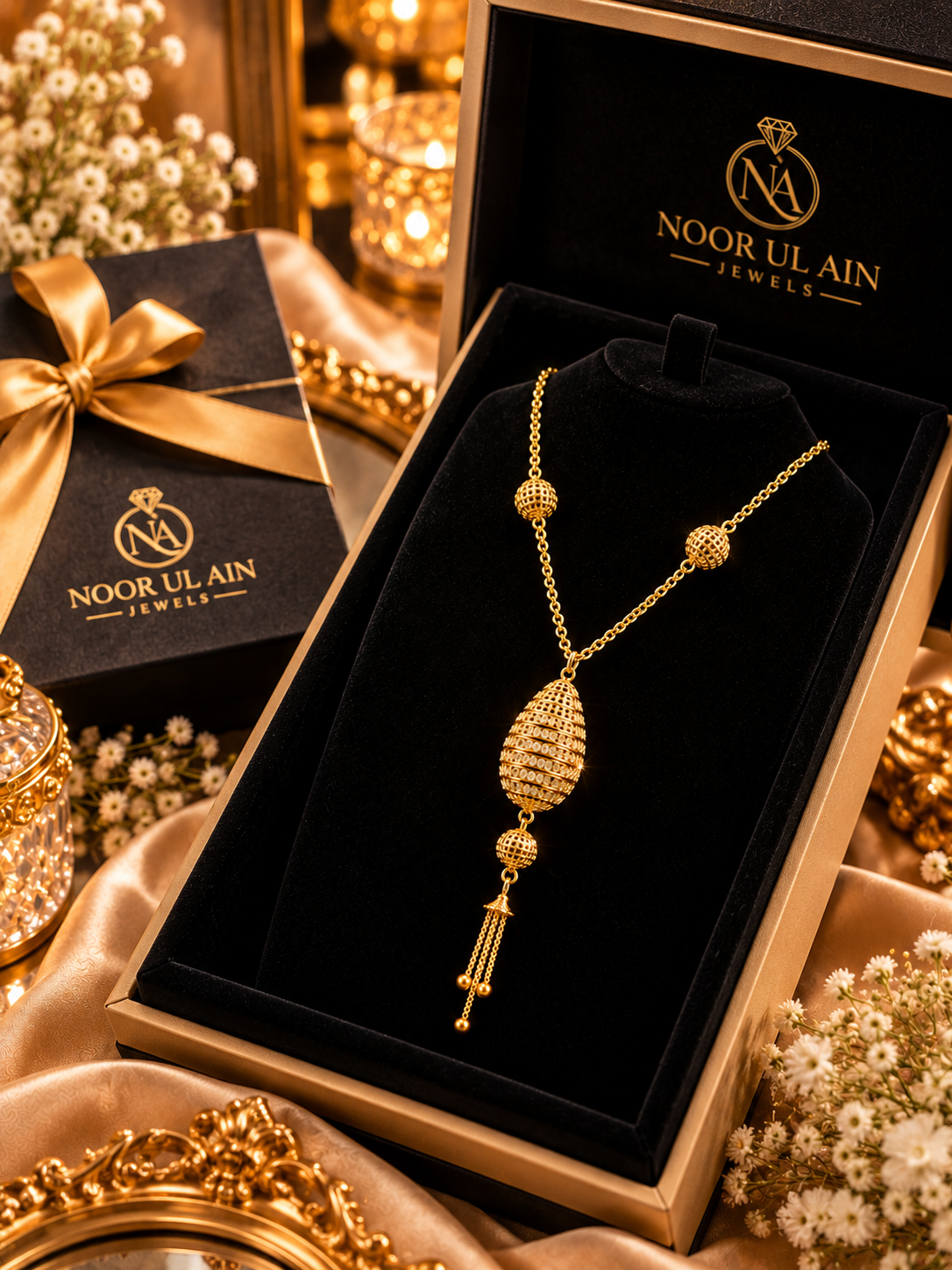 Royal Celeste Tassel Necklace