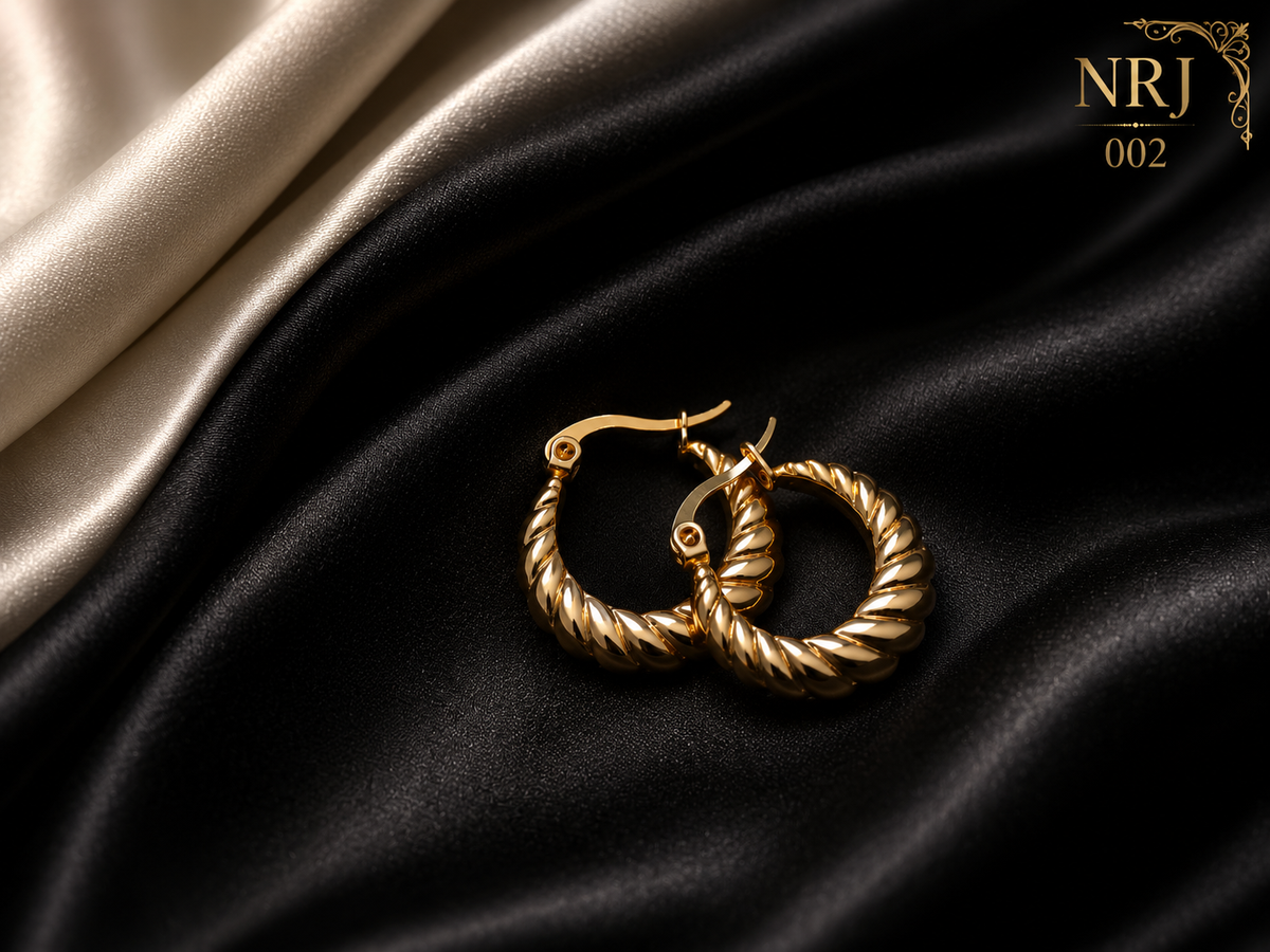 Twisted Hoop Earrings